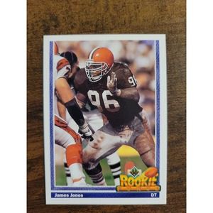 James Jones 1991 Upper Deck Premier Edition High Number #602 - Rookie-Fresh Pull